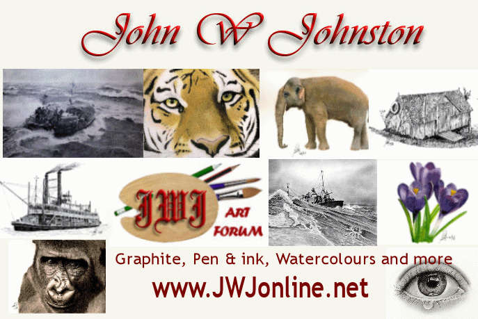 Banner displaying JWJ - John W Johnston