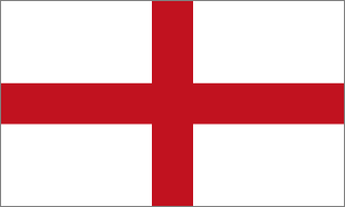 The flag of St.George, patron saint of England
